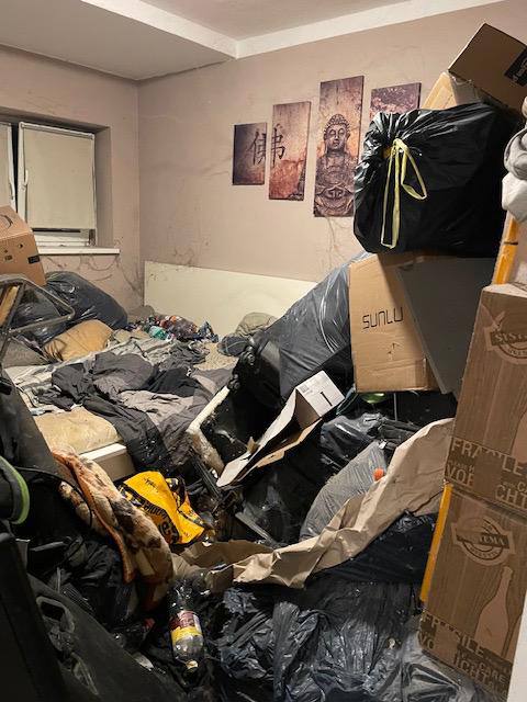 Messie-Wohnung vor der Entrümpelung in Gütersloh